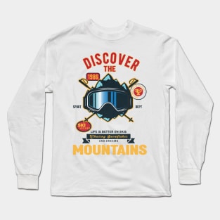 Discover the mountains Long Sleeve T-Shirt